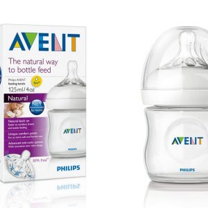 AVENT boca pvc 125ml NATURAL