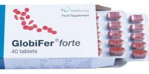 GLOBIFER FORTE TBL 40X18MG