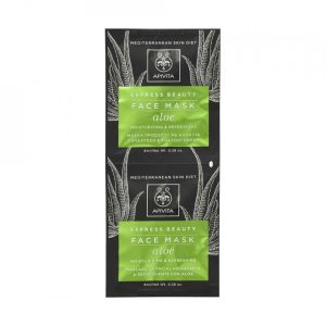 Apivita Maska za hidrataciju aloja 2x8ml