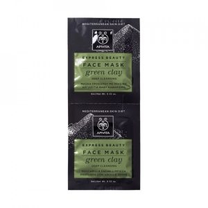 Apivita Express Beauty Maska zelena glina 2x8ml