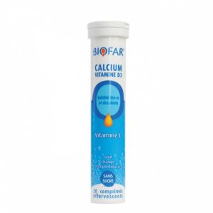 BIOFAR CALCIUM I VITAMIN D3 ŠUMEĆE TABLETE