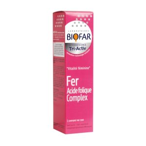 BIOFAR-Fer+Acide folique Complex 15eff.