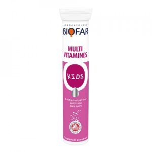 BIOFAR MULTIVITAMINES KIDS ŠUMEĆE TABLETE