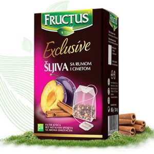 ČAJ ŠLJIVA+RUM+CIMET fil.(fructus)20x