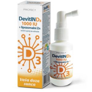 DEVITIN D3 1000IU + ZN SPREJ 30ML