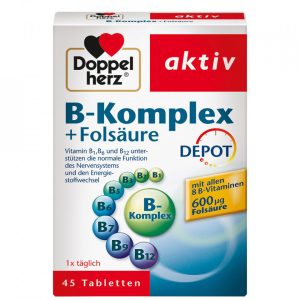 DOPPELHERZ AKTIV B-KOMPLEX A45 TBL
