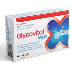 GLYCOVITAL MAX 20 TABLETA