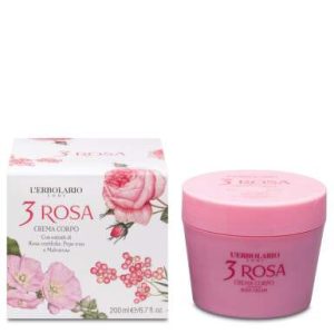 L erbolario 3 Rosa Krema za telo 200ml
