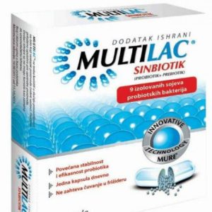 Multilac synbiotikum 10 kapsula