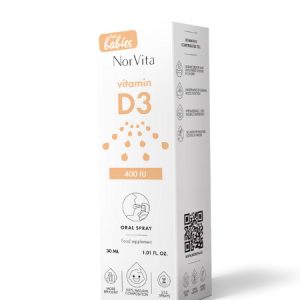NorVita Vitamin D3 BABY 400 IU ORALNI SPREJ 30ML