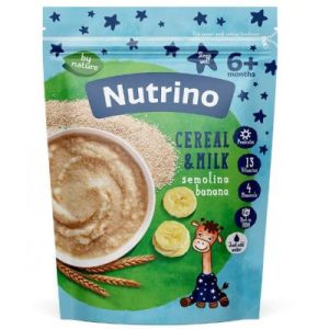 NUTRINO mlečna kaša prvi griz/bana. 200g