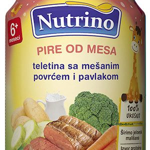 Nutrino - pire od mesa - teletina sa mešanim povrćem i pavlakom