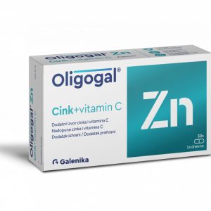 OLIGOGAL ZN + VITAMIN C 30 KAPSULA