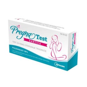 TEST ZA TRUDNOĆU PREGNATEST KARTICA