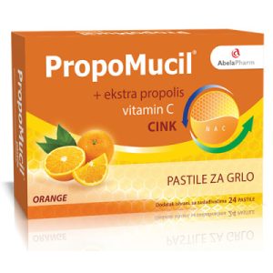 HERBIKO PASTILE ORANGE CINK+C a24