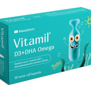 VITAMIL D3 + DHA OMEGA 30 KAPSULA
