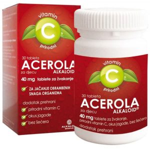 Acerola tbl 30x40mg (vit c za decu)