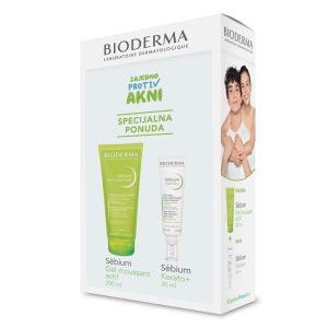 Bioderma Sebium Actif gel 200ml+Kerato+ krema 30ml