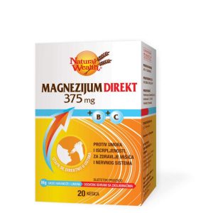 Natural Wealth Magnezijum Direkt 375mg 20 kesica