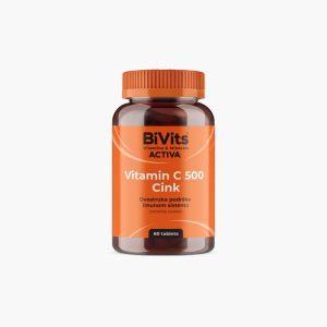 BiVits Activa Vitamin C 500 + cink 60 tableta