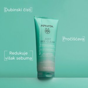 Apivita Just Bee Clear Gel za čišćenje lica 200ml