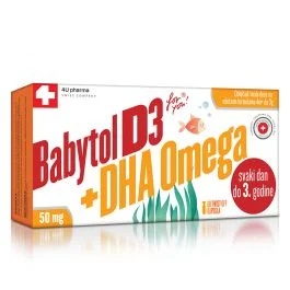 Babytol D3+Omega3 60 kapsula
