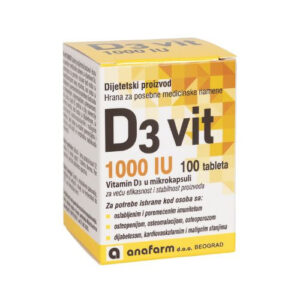 VITAMIN D3 1000IU 100tbl.