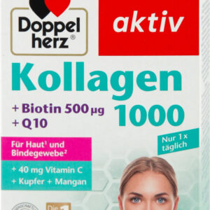 Doppelherz AKTIV kollagen 1000,BIOTIN,Q10 a30