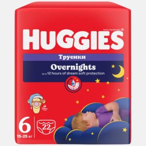 Pelene Huggies Pants Overnight Pelene gaće (6) 15-25 kg 22 komaa