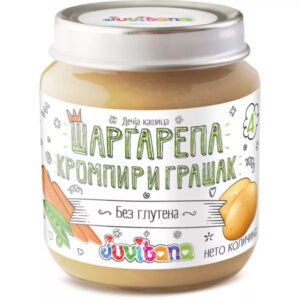 JUVITANA kašica mrkva+krom+graš. 128g