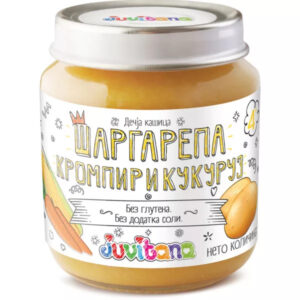 JUVITANA kašica šarg.+kromp.+kukur. 128g