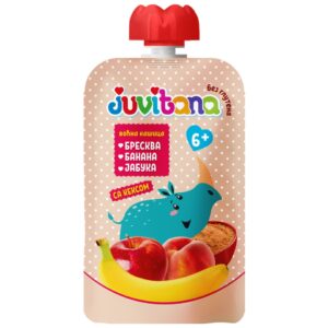 JUVITANA pouch breskva,bana.jab,keks 100G