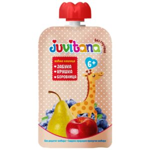 JUVITANA pouch jabuka kruška borovnica 100G