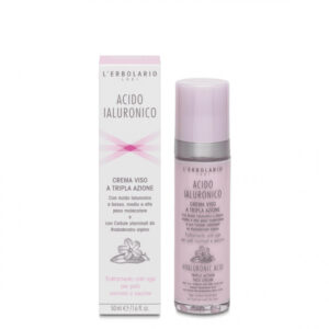 L'erbolario krema za lice s trostrukim delovanjem za normalnu do suvu kožu sa hijaluranskom kiselinom 50 ml