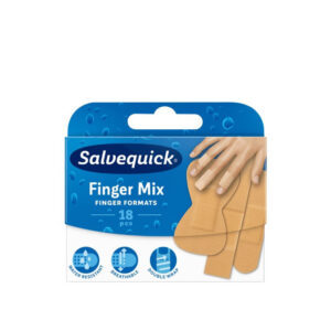 Salvequick Flaster Aqua resist finger mix 18komada