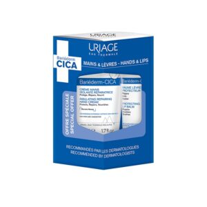 Uriage Bariederm Krema za ruke 50ml + Balzam za usne 15ml