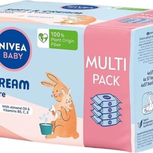 Nivea Baby Soft & Cream vlažne maramice 4x57 komada MULTI PACK