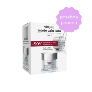 Eucerin Hyaluron-Filler Dnevna krema SPF 15 50ml + REFILL 50ml PROMO SET
