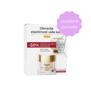 Eucerin Hyaluron-Filler + Elasticity Dnevna krema SPF 30 50ml + REFILL 50ml PROMO SET