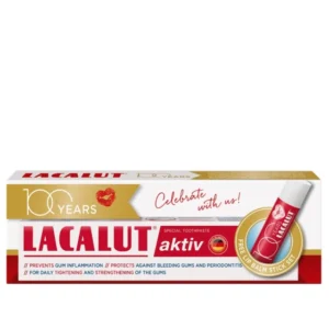 Lacalut Aktiv Pasta za Zube 75ml + GRATIS Balzam za Usne