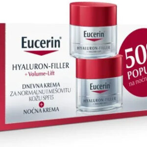 Eucerin Box Hyaluron-Filler Volume Lift Dnevna krema za normalnu i mešovitu kožu+Noćna krema sa 50% popusta