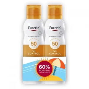 Eucerin Box Sun Dray Touch Sprej spf50+ 2x 200ml