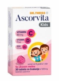 Ascorvita Kids 30 tableta za žvakanje